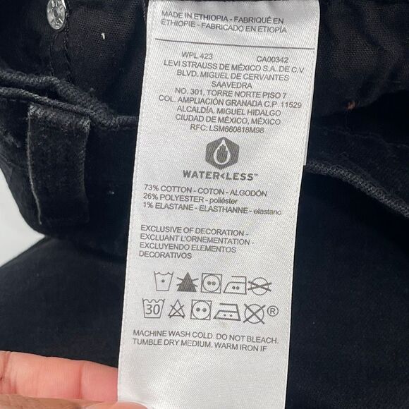 Denizen from Levi’s Men’s 288 Skinny Black Denim Jeans W29 L32 - Picture 10 of 13